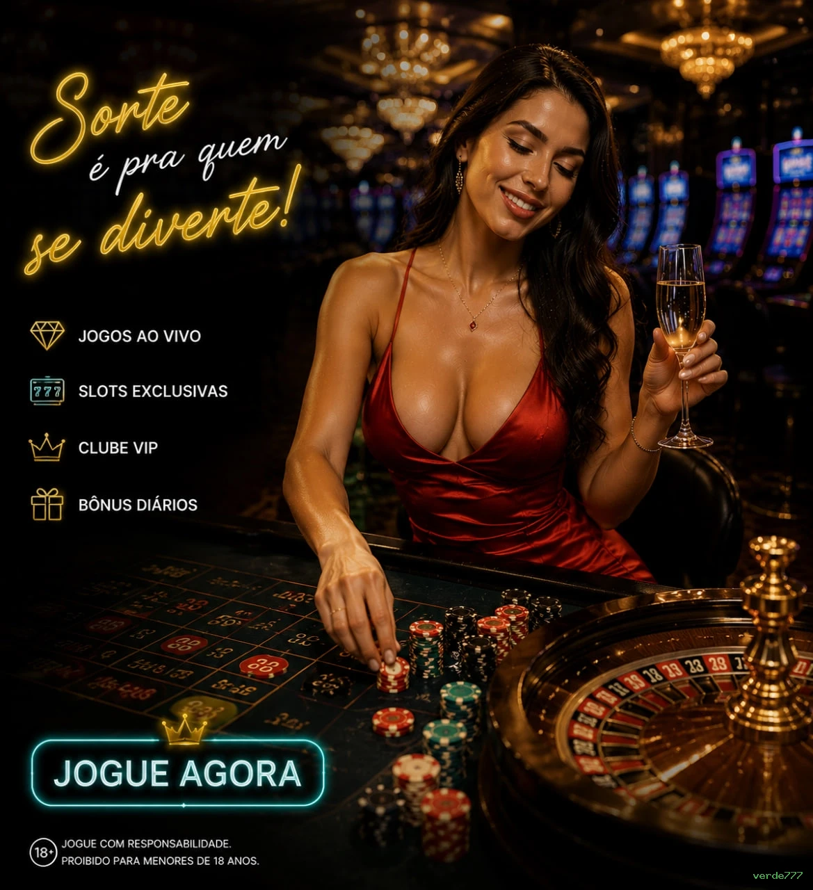 Bônus boas-vindas verde777 R$100